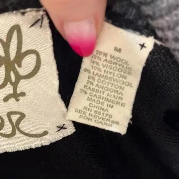 Anthropologie Field Flower Cardigan Size M Crochet Detail​​ - Picture 5 of 12